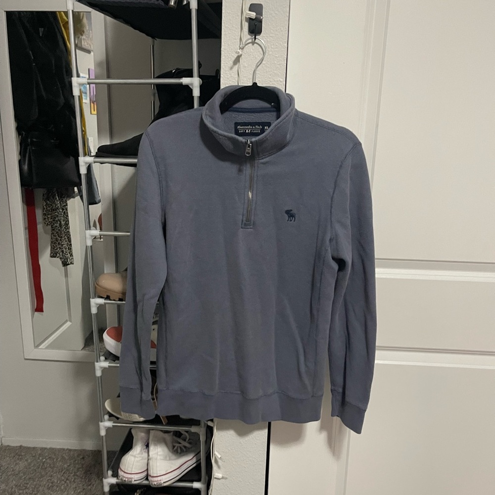 Abercrombie and Fitch Dusty Blue Fleece